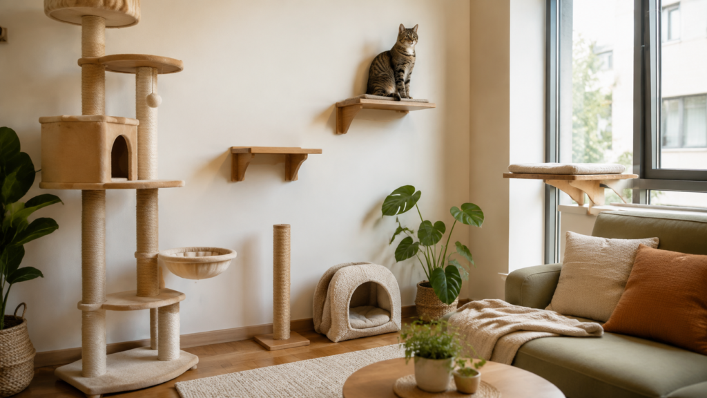 Comment aménager un appartement pour un chat ?